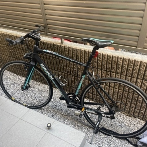 ★通勤仕様・カスタム多数★ ビアンキ ローマ2 BIANCHI ROMA Ⅱ  ブラック 2015年 クロスバイク ロードバイク 自転車