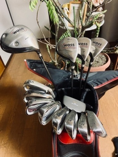 取引中 【WOSS】メンズゴルフ初心者セット 13本セット/※バッグ