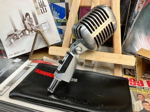 SHURE ガイコツマイク 55SH ボーカルマイクロフォン クラシックフォルム No.1103● ※現金、クレジット、ぺイペイ、スマホ決済対応※