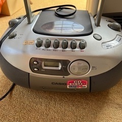 casio CD ラジオ　カセットレコーダー