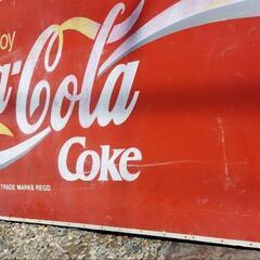 コカ・コーラ ホーロー看板 当時物 ヴィンテージ 昭和レトロ 引き取り