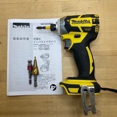 中古 マキタ　TD148D 18V インパクトドライバ　イエロー