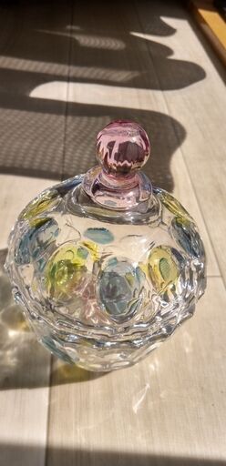 滋賀のガラス館で購入した小物入れ