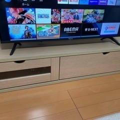 23日まで 40型テレビ テレビ台 fireTVstick セット
