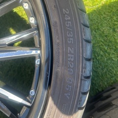 245/35R20 タイヤ　ホイール　４セット