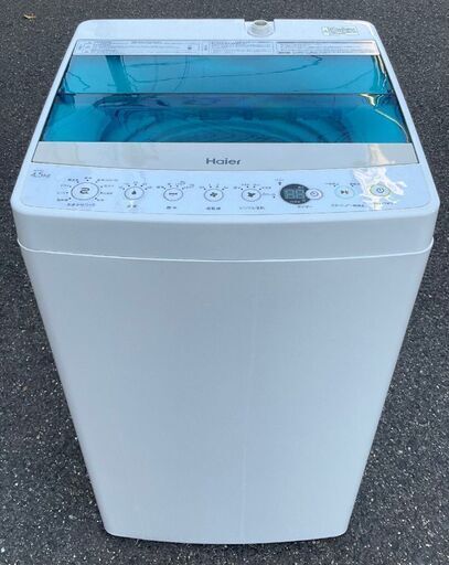 【RKGSE-955】特価！ハイアール/Haier/4.5kg/全自動洗濯機/JW-C45A/中古/2017年製/当社より近隣地域無料配達/即決あり