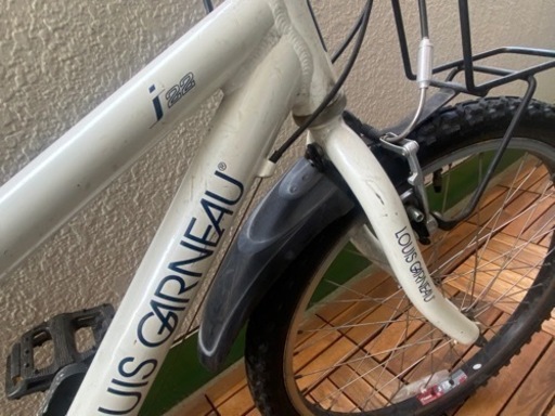 22インチ子供用自転車 ルイガノJ22 Plus ホワイト6段変速 中古 【22