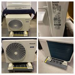  美品【2021年製】 Panasonic エアコン　6畳 エオリア CS-22BBL-W/CU-22BBL