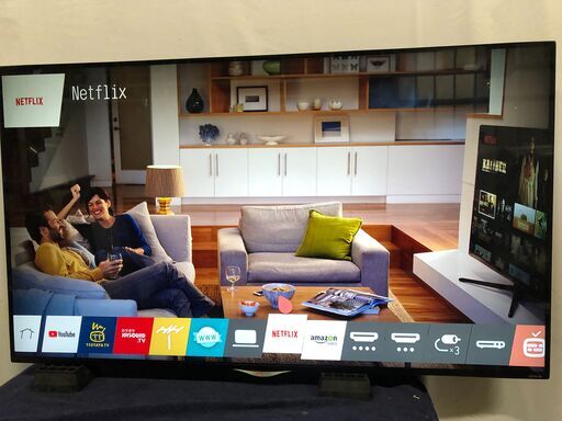 (売約済み)LG Smart TV 55型LED LCDカラーテレビ 55UB8500-JA 2015年製