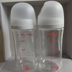 ピジョン母乳実感ガラス哺乳瓶セット（160ml3本、240ml2本）