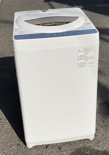 【RKGSE-959】特価！東芝/5kg/全自動洗濯機/AW-5G6/中古/2019年製/当社より近隣地域無料配達