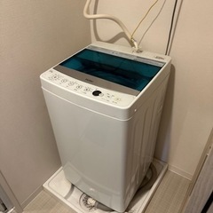 洗濯機　2019年製　HAIER 引取限定