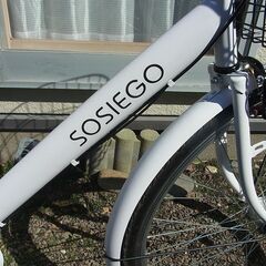 ほぼ新品　27インチ　自転車　ママチャリ　