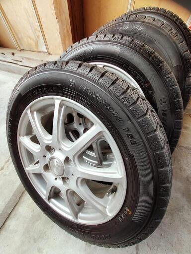 ☆格安！【155/65Ｒ14】ホイール付き スタッドレスタイヤ ４本 www ...