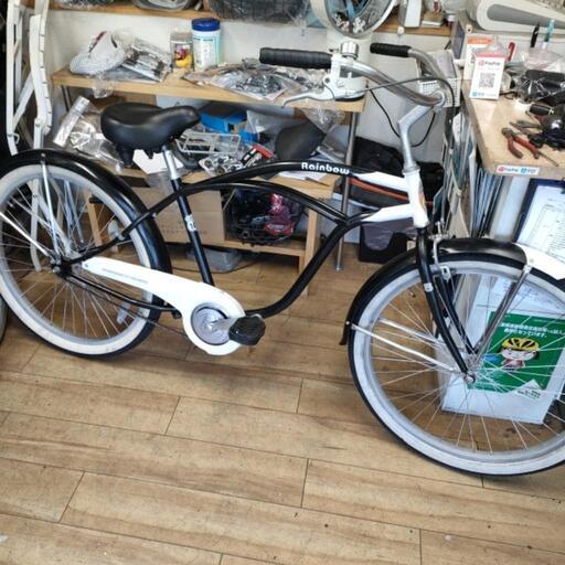 [受渡し完了しました] ビーチクルーザー 26インチ  コースターブレーキ ギヤ無 整備済