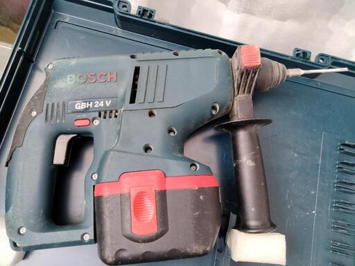 ☆BOSCH ボッシュ 24V バッテリーハンマードリル GBH24V バッテリー3個