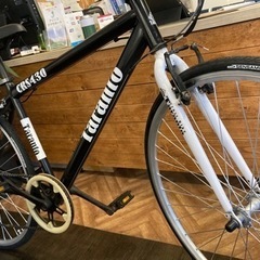 前後タイヤ・後輪チューブ新品！】6段変速 700×28c クロスバイク ブラック