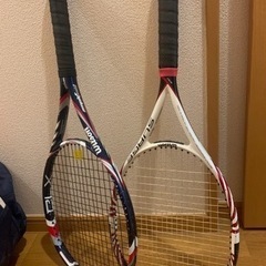 テニスラケット各500円‼️明日まで‼️
