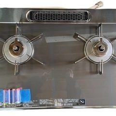 NO.243【2017年製】リンナイ グリル付きガステーブル RTE65VAGPL 都市