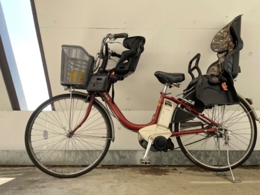 ヤマハ　パス　電動自転車　リアチャイルドシート