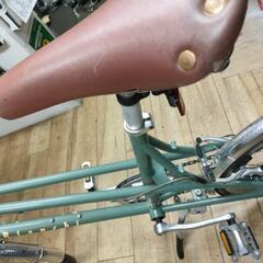 おしゃれな Biabchi Merlo 20インチ 籐風バスケット付きです 整備済