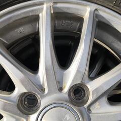  値下  155 65R13アルミホイールと夏タイヤ４本セット
