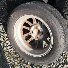  値下  155 65R13アルミホイールと夏タイヤ４本セット