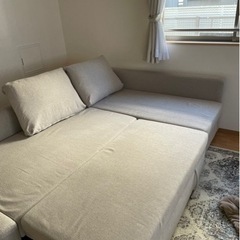 IKEA フリーヘーテン L字ソファ