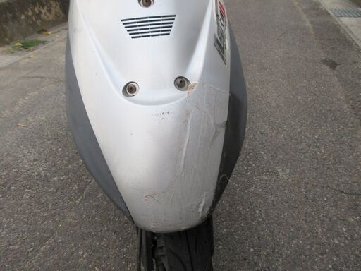 レッツ2 後期モデル リアボックス付 シルバー スズキ 2スト CA1PA