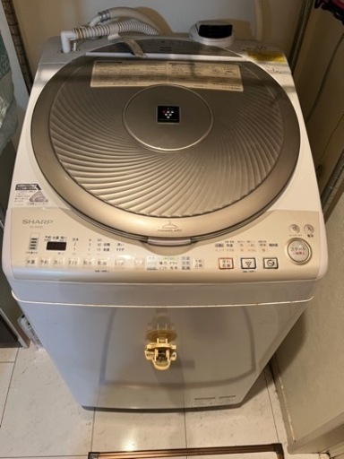 シャープ 2013年製 タテ型洗濯乾燥機9.0kg