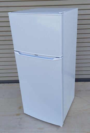 2020年製 Haier スリムな冷凍冷蔵庫 高さ調整可能トレイ ハイアール [JR-N130A]