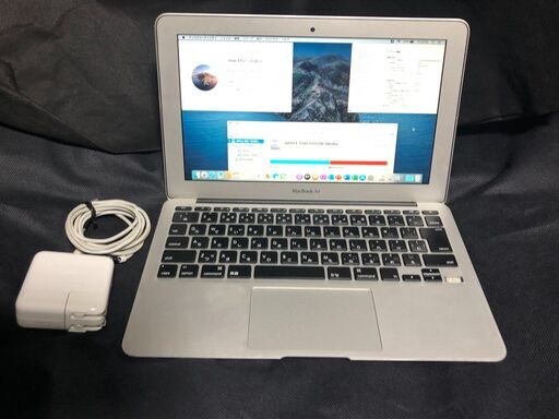 「MacBook Air 11インチ Mid 2012 MD224J/A」約1キロの小型軽量薄型モバイルノートPC / Core i5搭載 / メモリー4GB・SSD-128GB / Webカメラ / Bluetooth / 無線LAN / MacOS(Catalina)\u0026Office2019とWin10＆Office2010のデュアルブート仕様 / 中古品