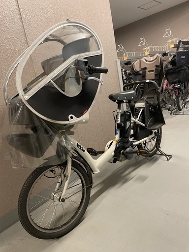 電動自転車　子供乗せ3人乗り　ブリヂストン