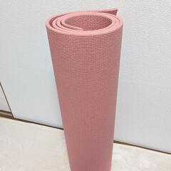 【ネット決済・配送可】ヨガマット 厚さ8mm　ピンク