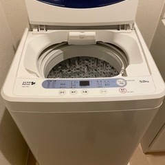 受け取り対象者を決めました　　ヤマダ洗濯機　2017年製　YWM...