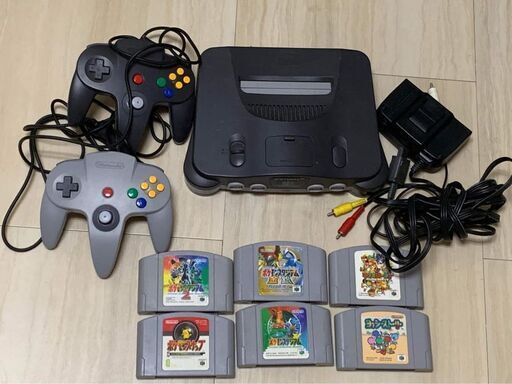【コレクションアイテム】任天堂64+6 ゲーム / N64 + 6 games