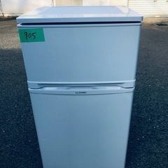 ✨2017年製✨ 905番 ノジマ✨冷凍冷蔵庫✨EJ-R832W‼️