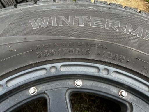 条件付値引有り。デリカD5 235/70R16 PCD:114.3 注文 タイヤホイール  