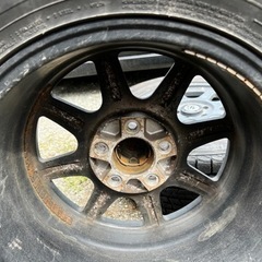 条件付値引有り。デリカD5 235/70R16 PCD:114.3 タイヤホイールセット　スタッドレス4本