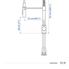 IKEA 水栓　蛇口　キッチン　混合栓　混合水栓