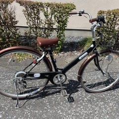 27インチ 茶色　　自転車