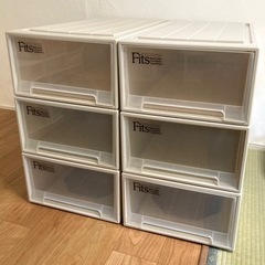 【値下げ】Fits押入れ収納　６個セット