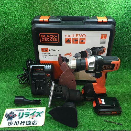 ブラックアンドデッカー EVO185 マルチツール 18V【市川行徳店】【店頭取引限定】【中古】管理番号：ITROVBX4S8DW