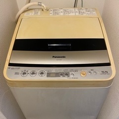Panasonic 5.5kg洗濯機　0円