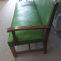 昭和レトロ 【木製ベンチ】