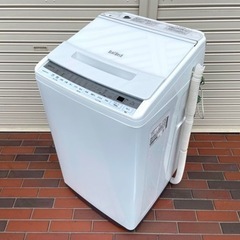 ☆美品☆日立 洗濯機 BW-V70F 2021年製 ビートウォッシュ 7kg
