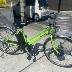 Panasonic 電動自転車ビビチャージ17.6Ah 長押し5点灯 EKAT63 26インチ 