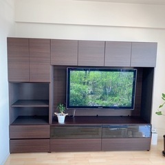 島忠の高級ハイタイプのテレビ台です【価格交渉応じます】