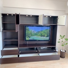 島忠の高級ハイタイプのテレビ台です【価格交渉応じます】