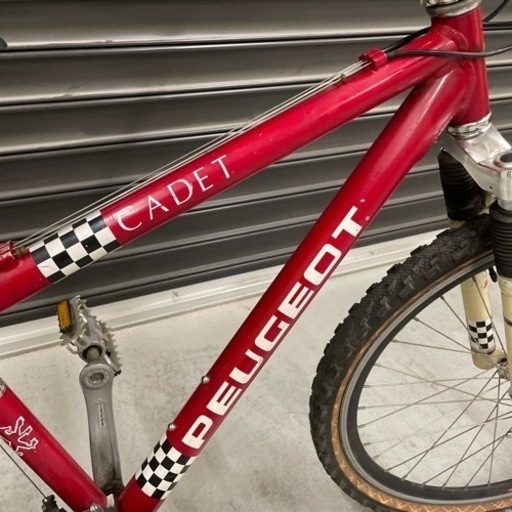 滋賀県湖南市周辺】マウンテンバイク プジョーCADET 24インチ 赤